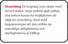 utveckling